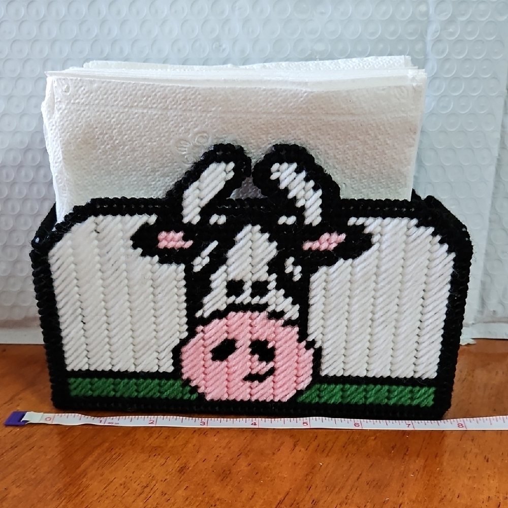 Cow Design Napkin Holder